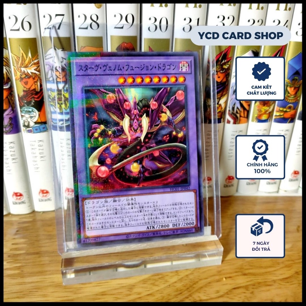 Thẻ bài Yugioh Chính Hãng Starving Venom Fusion Dragon - Normal Parallel Rare