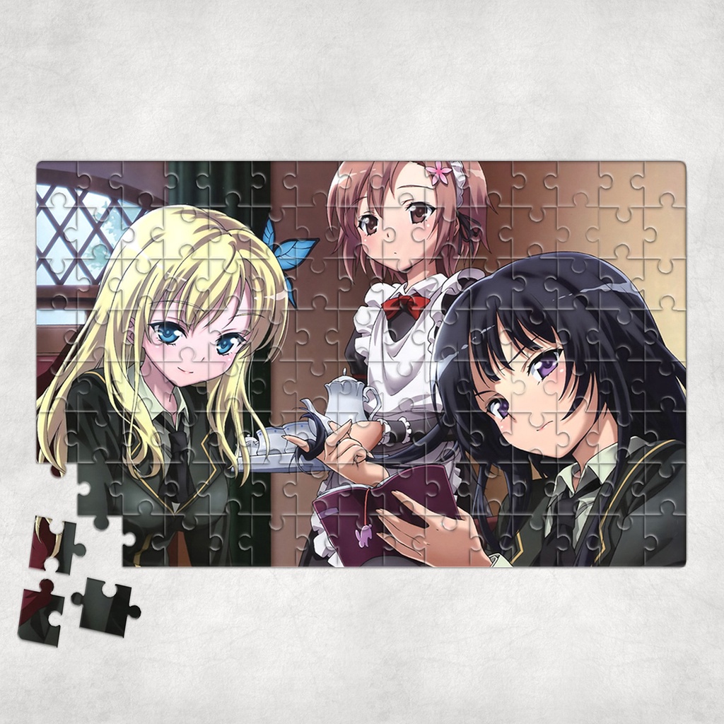 Tranh ghép hình A4, A5 Anime, xếp hình BOKU WA TOMODACHI GA SUKUNAI - Mẫu 1