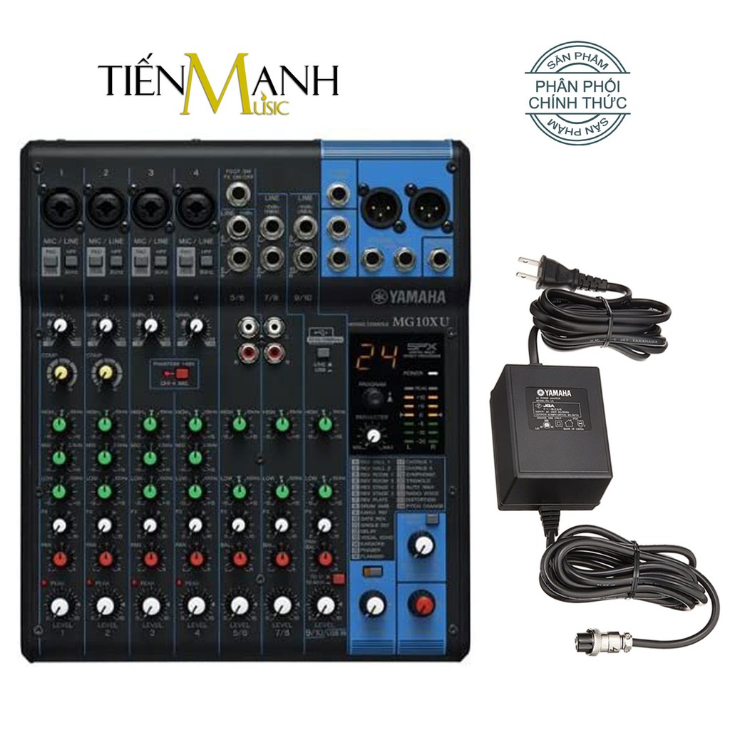 Bàn Trộn Yamaha MG10XU - Mixer Mini 10 Input Compact Stereo Mixing Console Phòng Thu Studio Mix MG10 - Chính Hãng