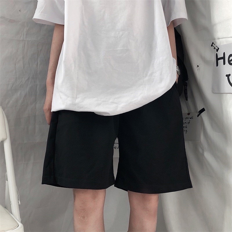 Quần short Dhclothes nam nữ form rộng  - Quần đùi rộng unisex- hotrend Hàn Quốc