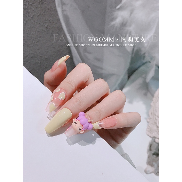 Charm Bé Gái CUTE Màu Kẹo Hoạt Hình Đáng Yêu