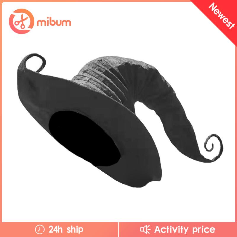 Mũ Phù Thủy Màu Đen Hóa Trang Halloween Hiện Đại
