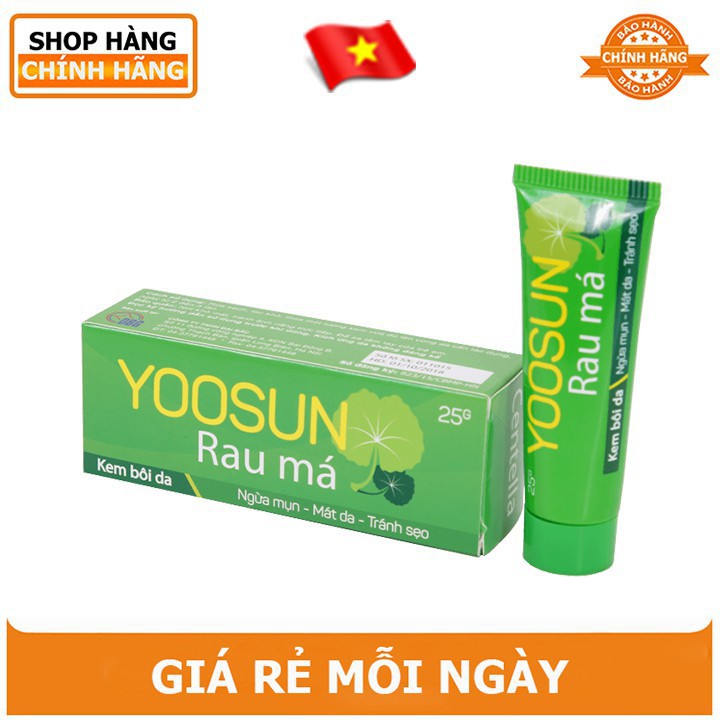 [CHÍNH HÃNG TỪ NHÀ SẢN XUẤT] YOOSUN RAU MÁ ngăn ngừa mụn, mát da, tránh sẹo 25g