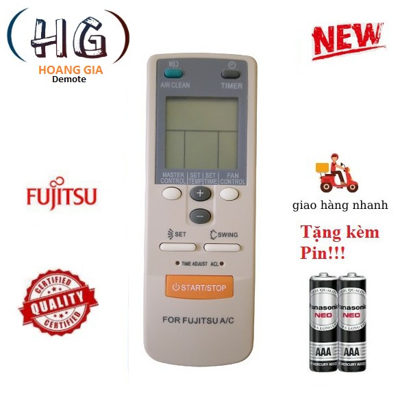 Điều khiển điều hòa Fujitsu các dòng Fujitsu ASAA ASAG 9000BTU 12000BTU 18000BTU - Hàng tốt