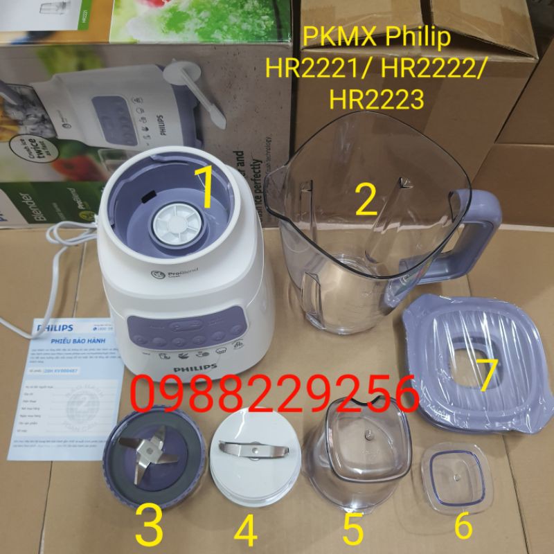 Phụ kiện máy xay Philip HR2221/ HR2223/ HR2222