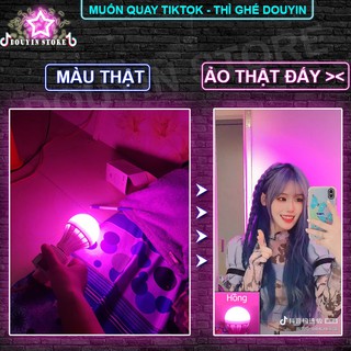 Đèn led tiktok 16 triệu màu quay tiktok giá rẻ, đổi màu bằng điều khiển,tặng kèm đui cắm