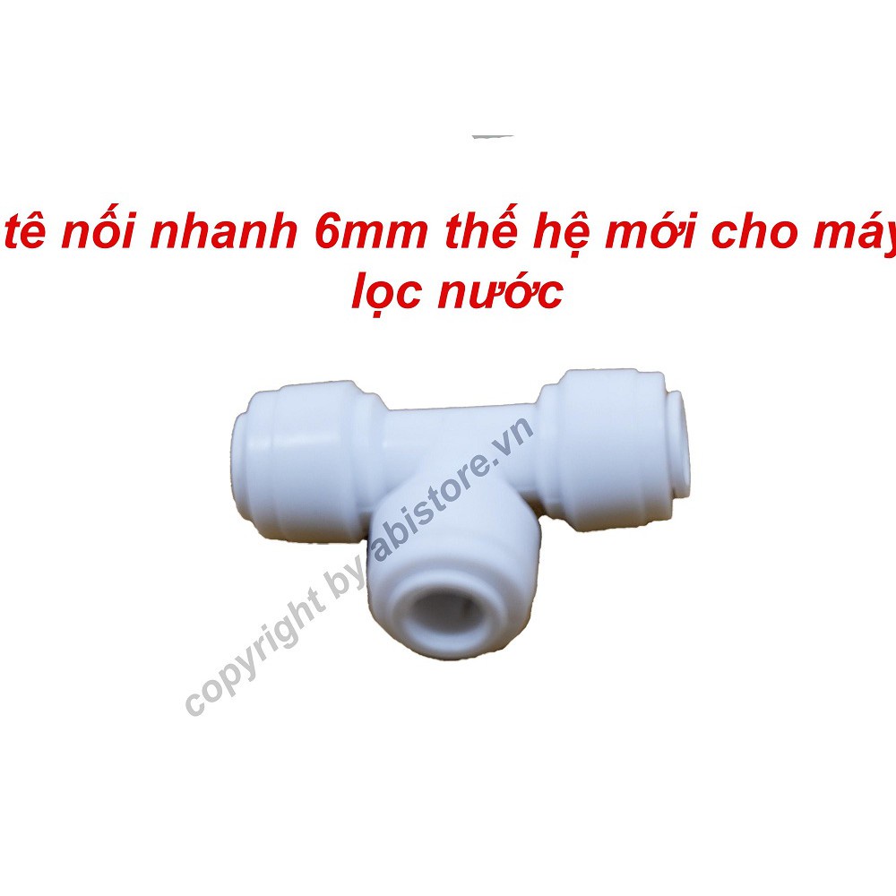Tê nối nhanh máy lọc nước phi 6 cao cấp