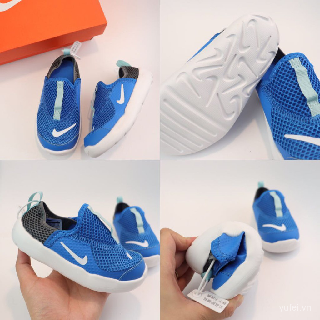 * Sẵn sàng * Nike SWOOSH một chân mùa hè giày trẻ em Giày trẻ em kVue "": ^