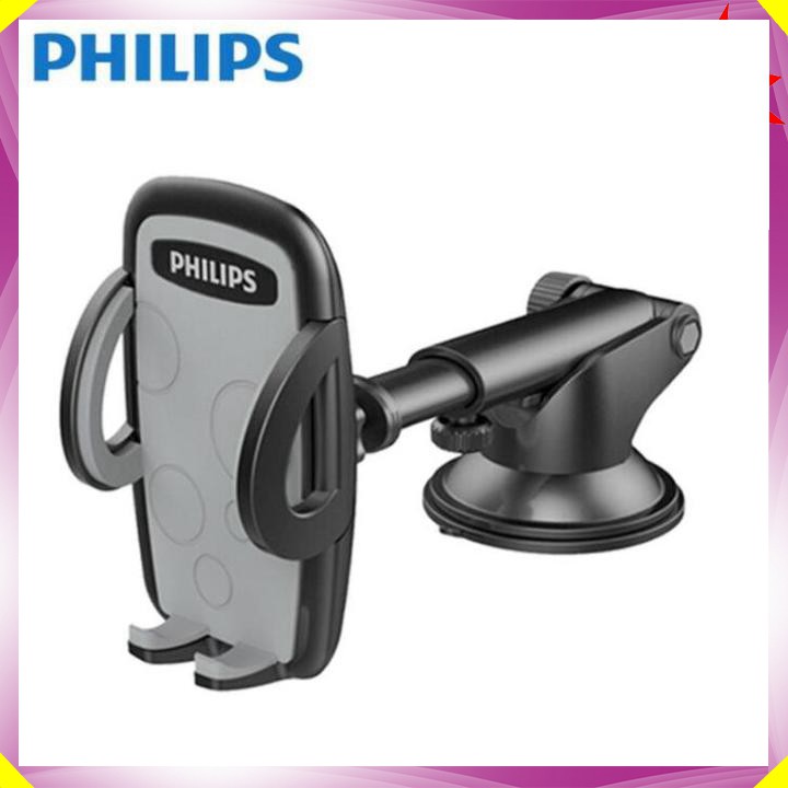 Giá Đỡ Điện Thoại Gắn Trên Taplo Ô Tô, Xe Hơi Cao Cấp Nhãn Hiệu Philips DLK35002 - Hàng Nhập Khẩu Chính Hãng