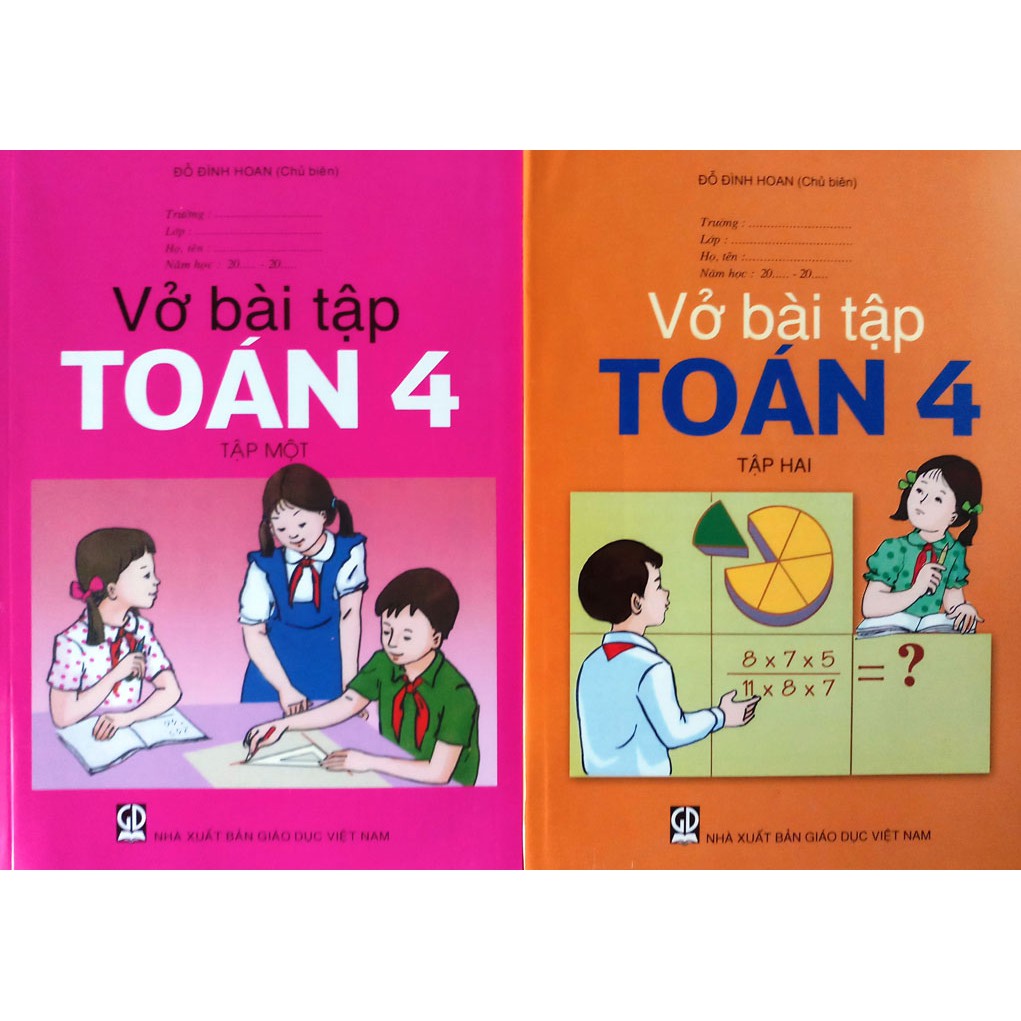 Sách - Vở bài tập Toán 4 - tập hai