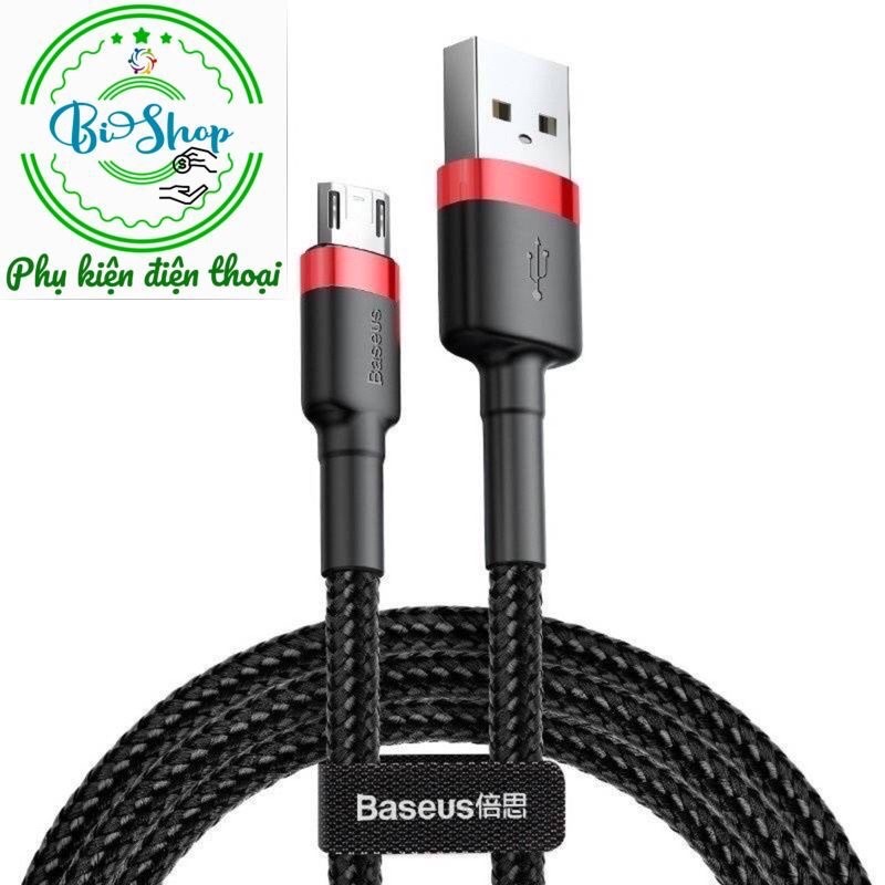 💥CÁP SAMSUNG - MICRO ANDROID - SẠC NHANH và TRUYỀN DỮ LIỆU TỐC ĐỘ CAO CHÍNH HÃNG BASUES - BỌC DÙ SIÊ