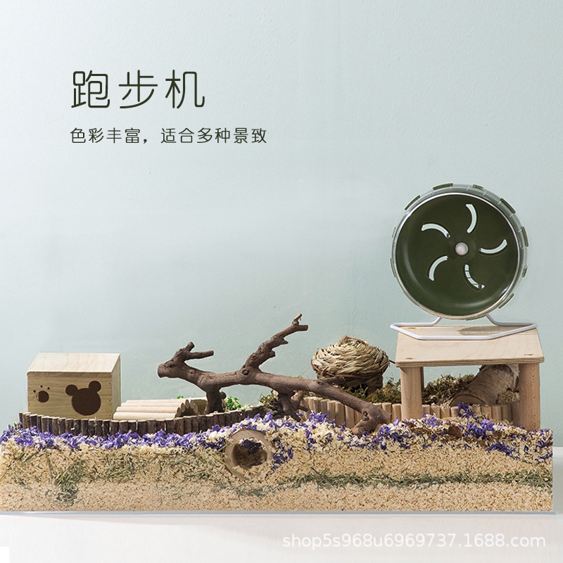 Bánh Xe Chạy Màu Vàng Đồng 17/21cm Nhiều Màu Sắc Trang Trí Lồng Chuột Hamster Chạy Bộ