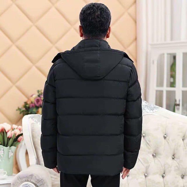 Áo phao trung niên cho bố lót lông siêu ấm | BigBuy360 - bigbuy360.vn