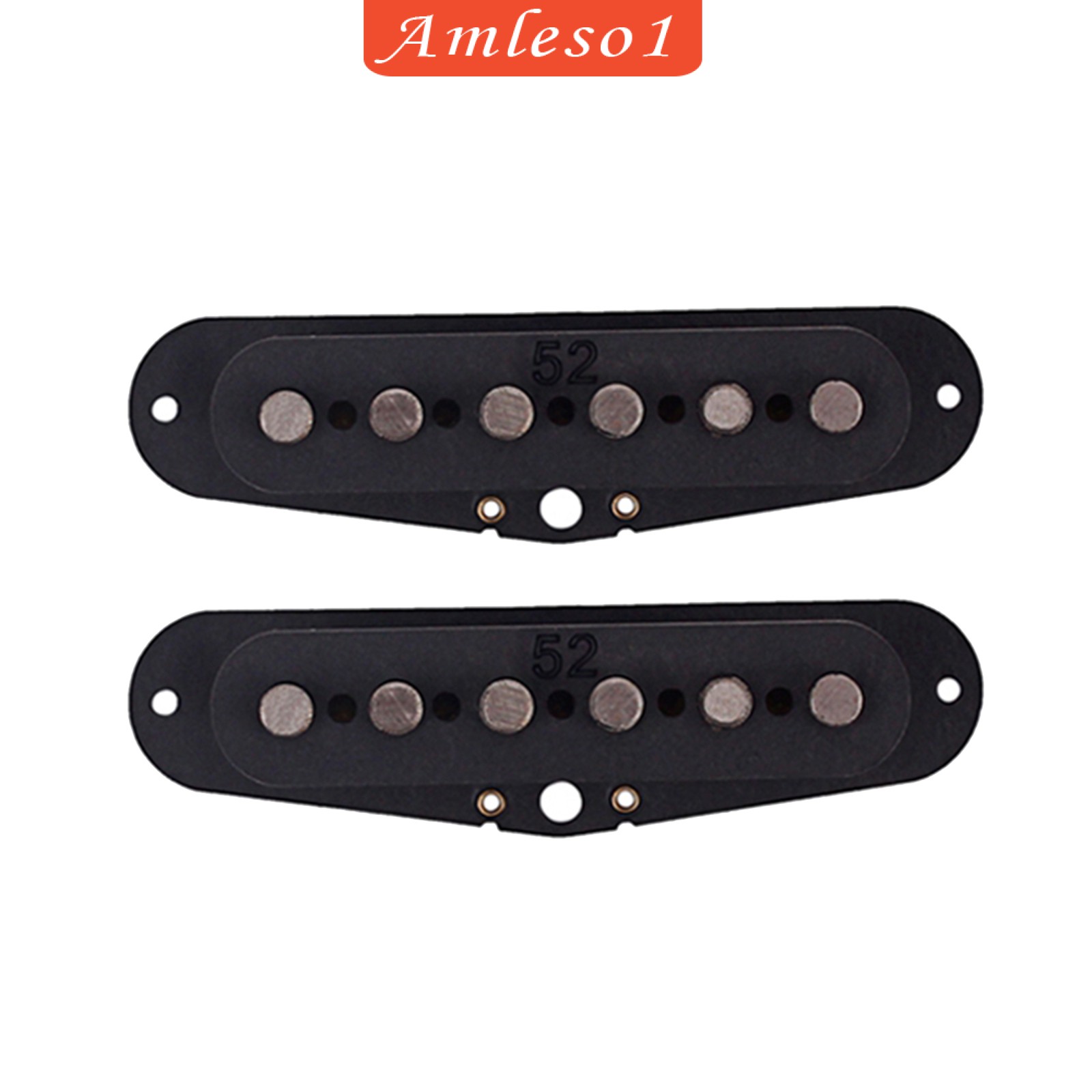 Set 2 Pickup 6 Dây Cổ Điển Màu Đen Cho Đàn Guitar