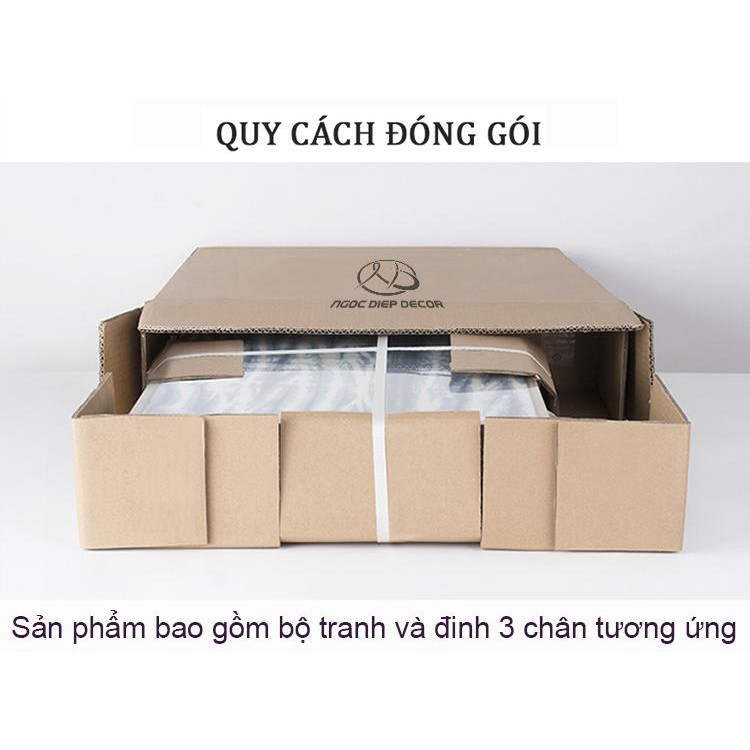 Tranh treo tường phòng khách phòng ngủ hiện đại sang trọng,  decor phòng trọ phòng ngủ Hàn Quốc SP14