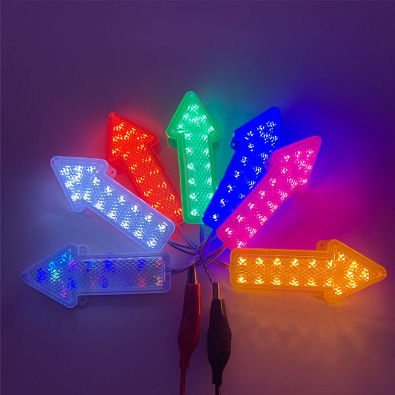 1piece 12v 24v Chỉ báo Đèn giao thông định hướng Xe tải tự động Xe rơ moóc Đèn Led bên đánh dấu Đèn mũi tên Đèn mô-đun Led