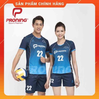 [ Chính Hãng ] Bộ bóng chuyền Nam Nữ Proning MCB - 6151 - 5151 - Navy