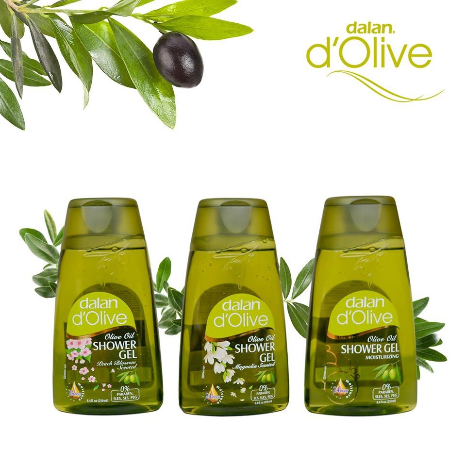 [CHÍNH HÃNG] Sữa tắm dưỡng ẩm từ ô liu Dalan D’Olive Olive oil Shower Gel Moisturizing 250ml