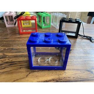 bể nhựa lego nuôi cá mini