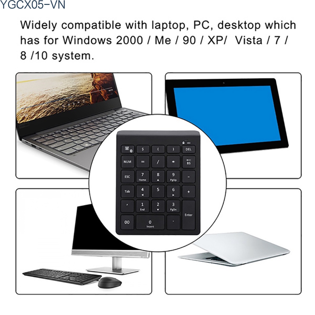 Bàn Phím Số 28 Phím Kết Nối Bluetooth Không Dây | BigBuy360 - bigbuy360.vn