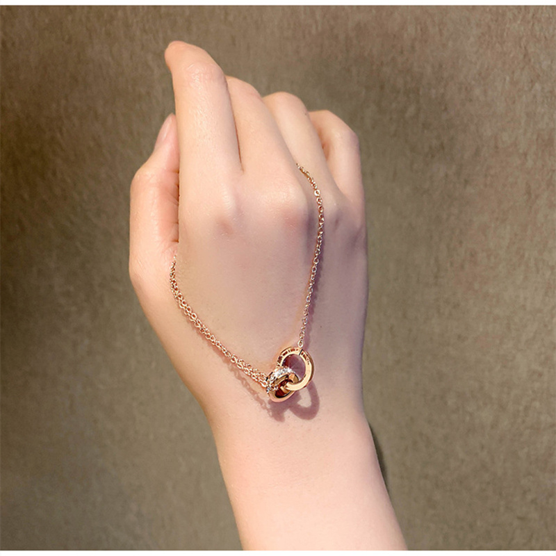 Lắc tay nữ TITAN NGUYÊN CHẤT KHÔNG GỈ vòng tay nữ mặt khắc số la mã trang sức nữ thời trang thanh lịch
