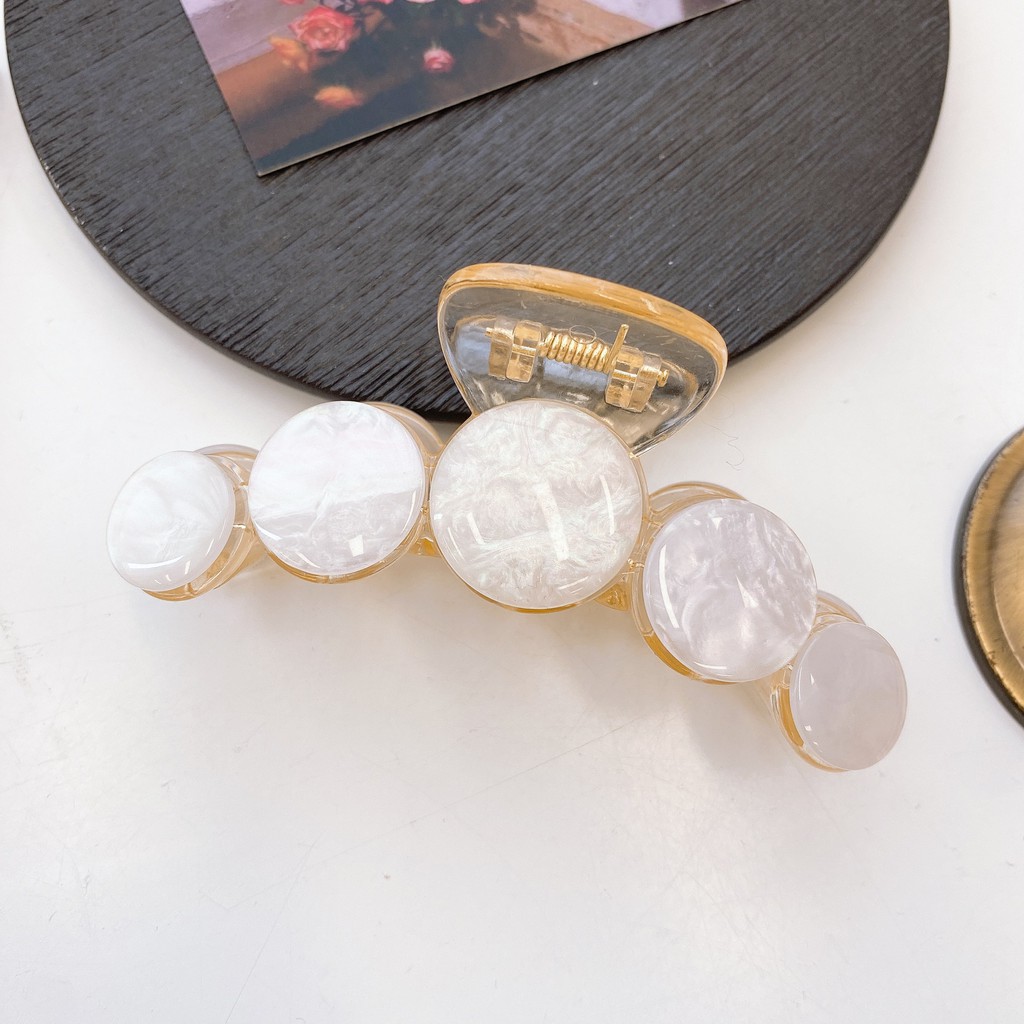 Kẹp tóc đính đá sà cừ Hàn Quốc