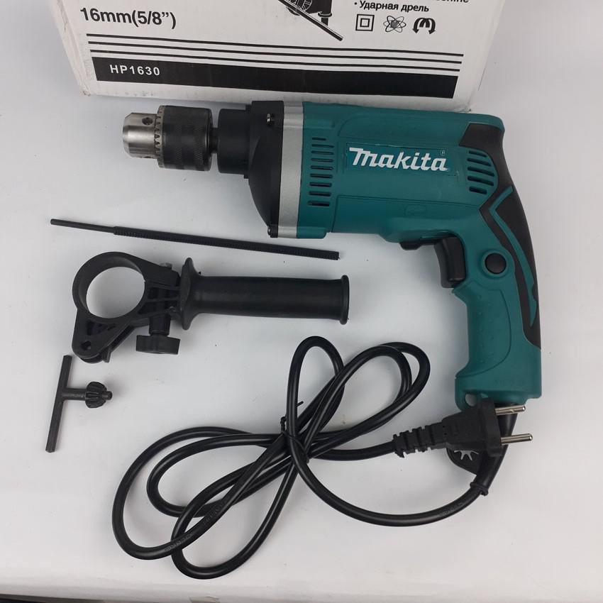 Máy khoan bê tông MAKITA 13mm - HP 1630 - khoan tường - gỗ - kim loại - đầu cặp 13mm