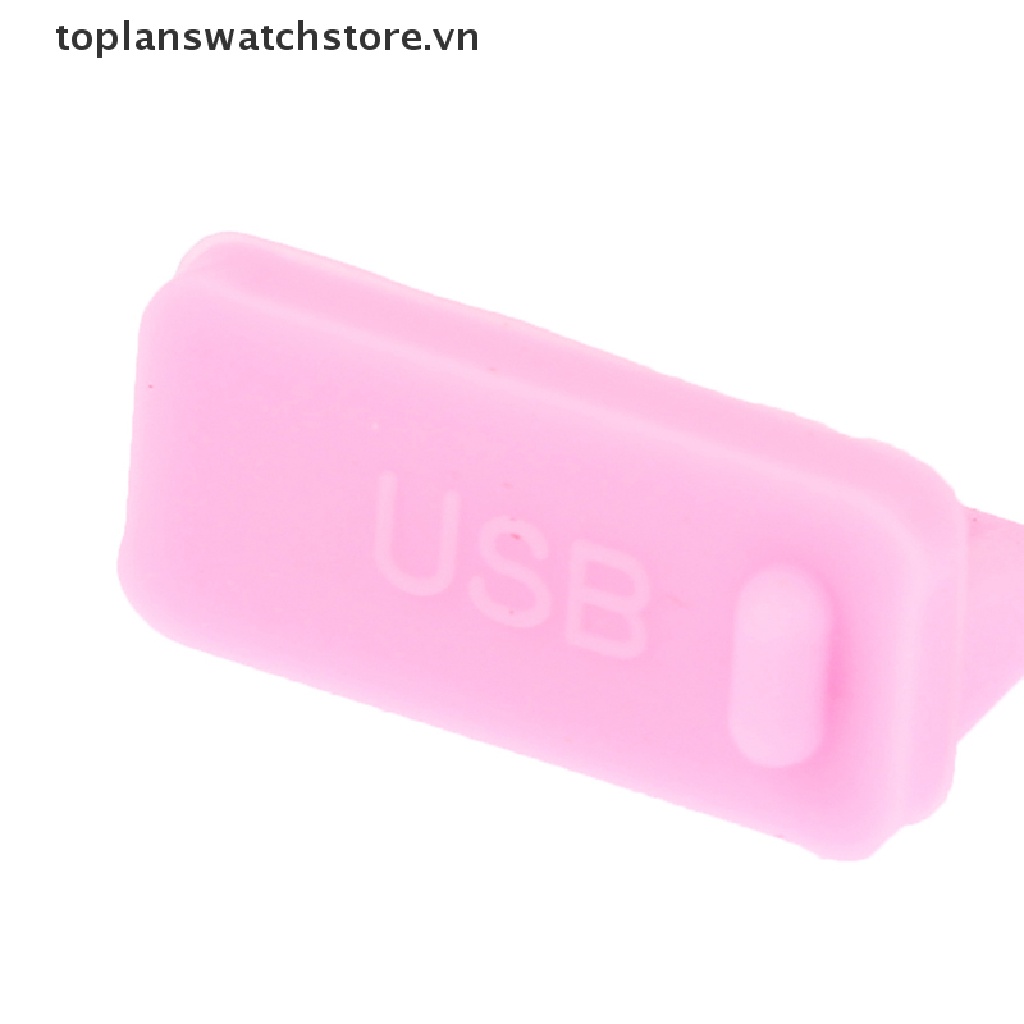 Set 16 Nút Cao Su Bịt Cổng USB HDMI VGA Chống Bụi Cho Laptop