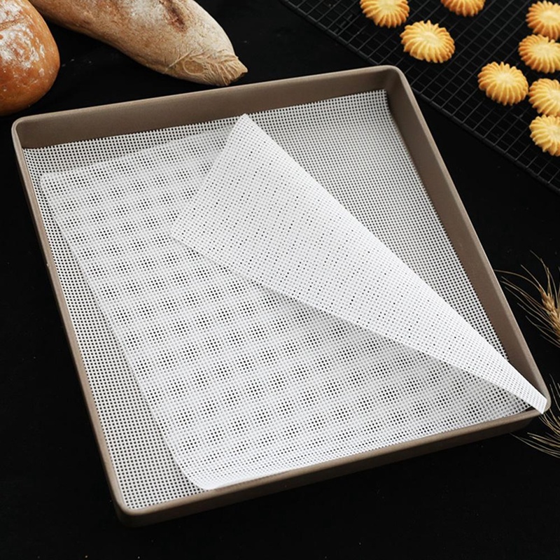 Set 5 tấm lưới lót nồi hấp bánh bao bằng silicone hình tròn/vuông không dính 40X60cm