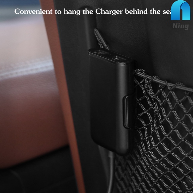 Tẩu Sạc Nhanh Usb Qc 3.0 Hai Cổng Chữ U Có Đèn Led Báo Hiệu Thông Minh Cho Xe Hơi