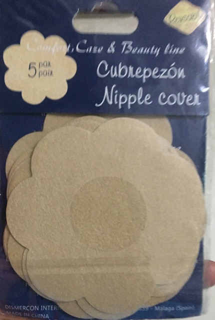 Set 10 miếng dán ti vải ren hoặc trơn