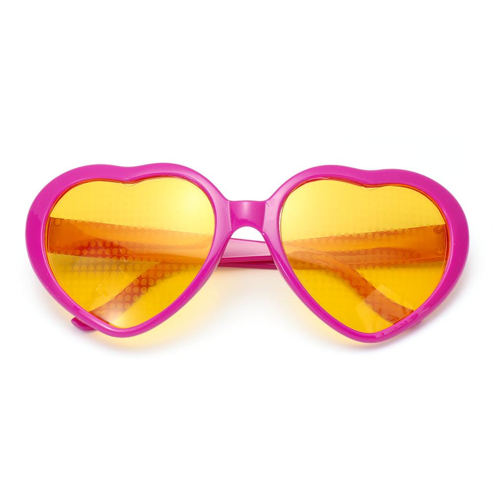 Leily Mắt Kính Hình Trái Tim Thời Trang Bán Chạy Ban Đêm Thủy Tinh