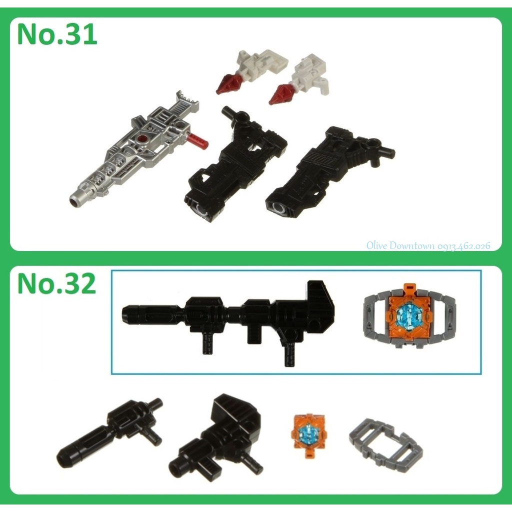 🔸️Phụ kiện Robot - TRANSFORMERS Accessories