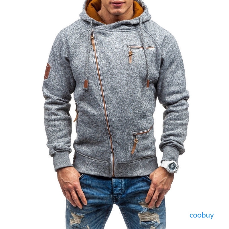 Áo hoodie thiết kế khóa kéo thời trang thể thao cho nam | BigBuy360 - bigbuy360.vn
