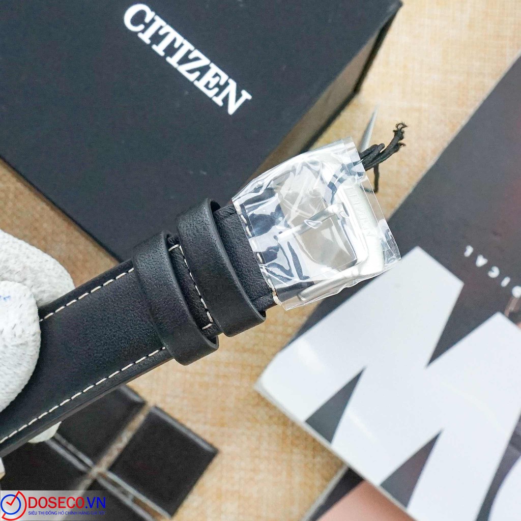 Đồng Hồ Nam Chính Hãng Citizen Eco-drive AW0077-19L Cơ Automatic Dây Da Cao Cấp,Thép Chống Gỉ Cao Cấp 316L CTZ50