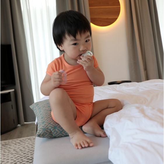 Bộ Minkymom ngắn tay thun gân cạp cao cho bé đủ size