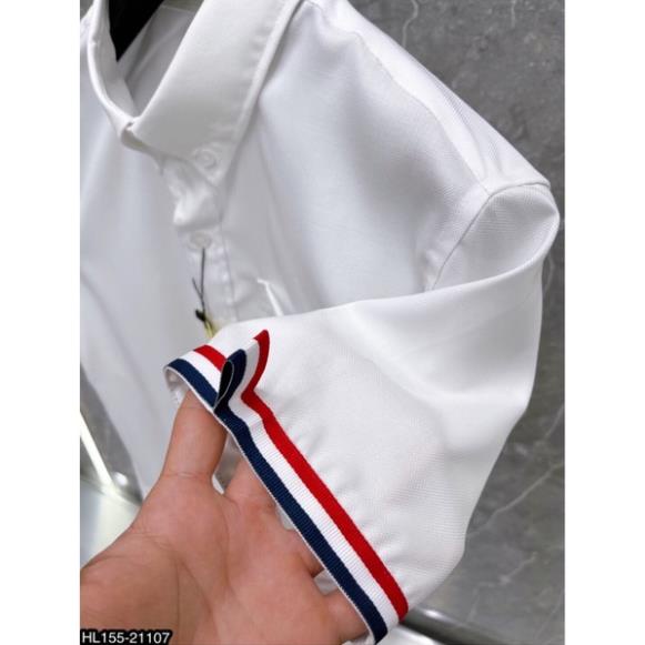 [Siêu SALE] Áo Sơ Mi Cộc Nam Thom Kẻ Tay Siêu Hot - Áo Sơ Mi Nam Cộc Tay Chất Vải Gai Thom Cao Cấp