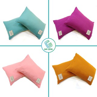 Vỏ gối nằm 💖45x65💖 vỏ gối, bao gối cotton đũi An Như Bedding