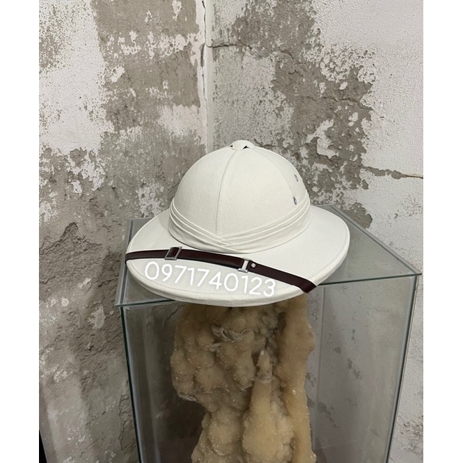 mũ nón cối bọc vải lính Pháp Đông Dương ,mũ Cát Bác Hồ (chuẩn l1)