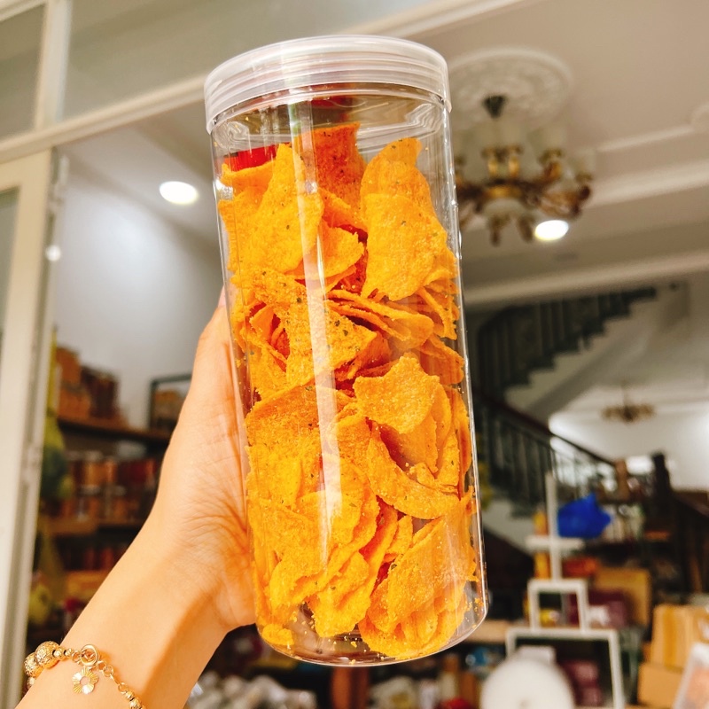 KHOAI TÂY SẤY TRỨNG MUỐI hộp 160gr