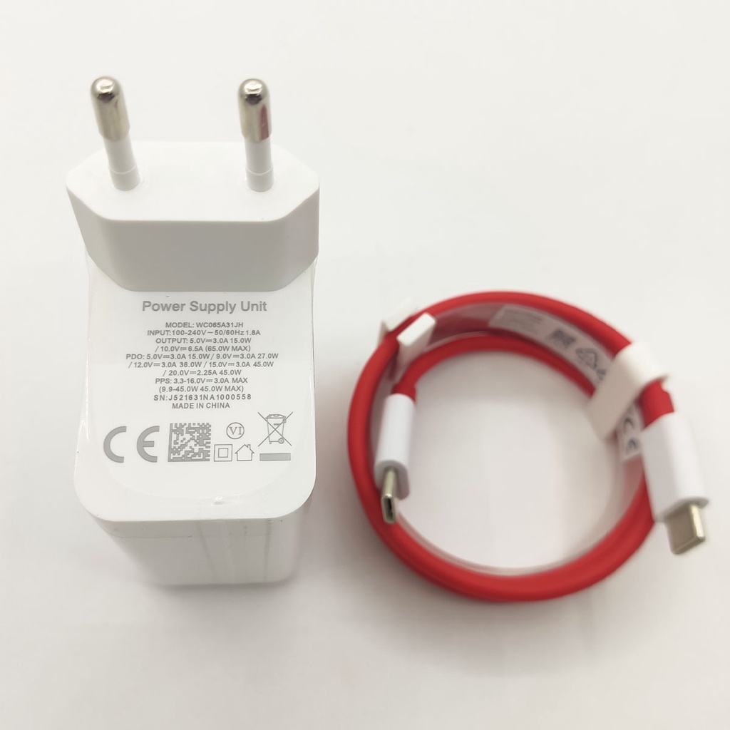 Dây Cáp Sạc Nhanh 65W 65W Cho OnePlus 9 Pro 9R 8T 8 7 7T Pro