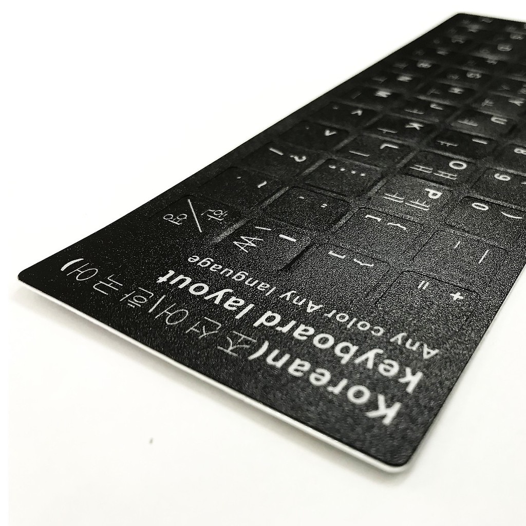 Combo 10 Tấm dán bàn phím tiếng Hàn Quốc Keyboard Layout Sticker