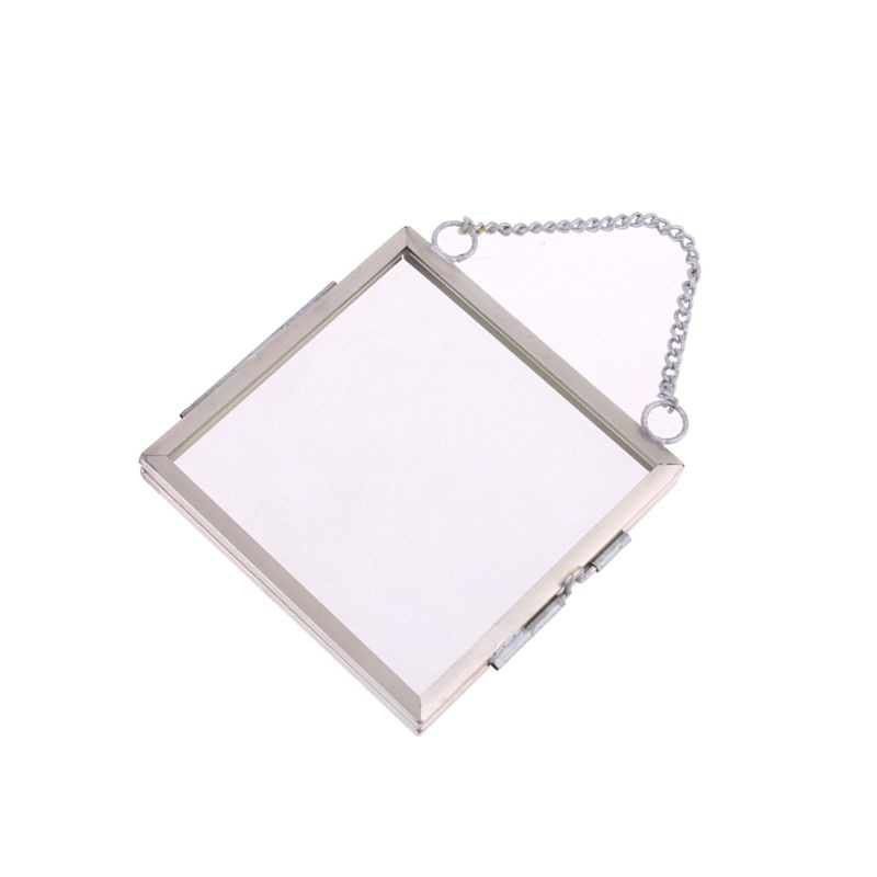 Khung Ảnh Treo Kính Bằng Kim Loại Hình Hoa Trang Trí Nhà Cửa DIY