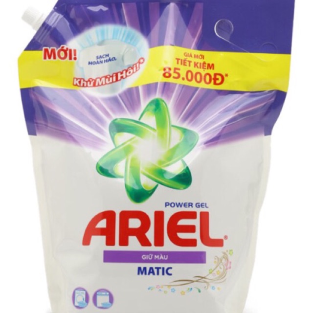 Nước Giặt Ariel Sạch Nhanh 3,5kg/ Hương Downy/ giữ màu / dịu nhẹ Túi 3.2Kg