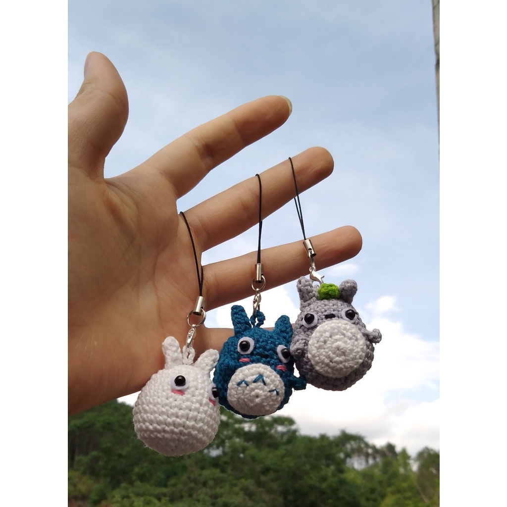 Móc khóa mini, dây treo điện thoại Totoro dễ thương