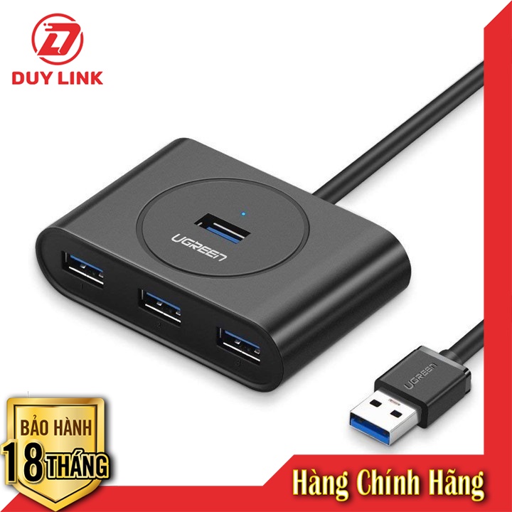 Bộ chia USB 3.0 1 ra 4 UGREEN 20291 - HUB USB 4 cổng 3.0 - Hàng chính hãng