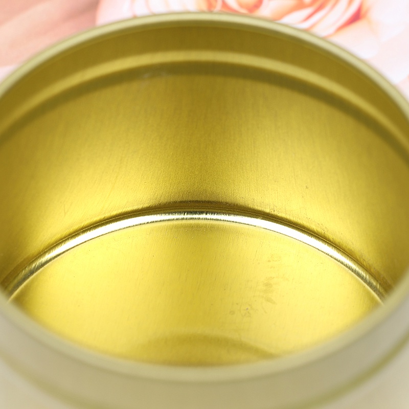Hộp Thiếc Đựng Nến / Mỹ Phẩm 4oz Có Nắp Tiện Lợi