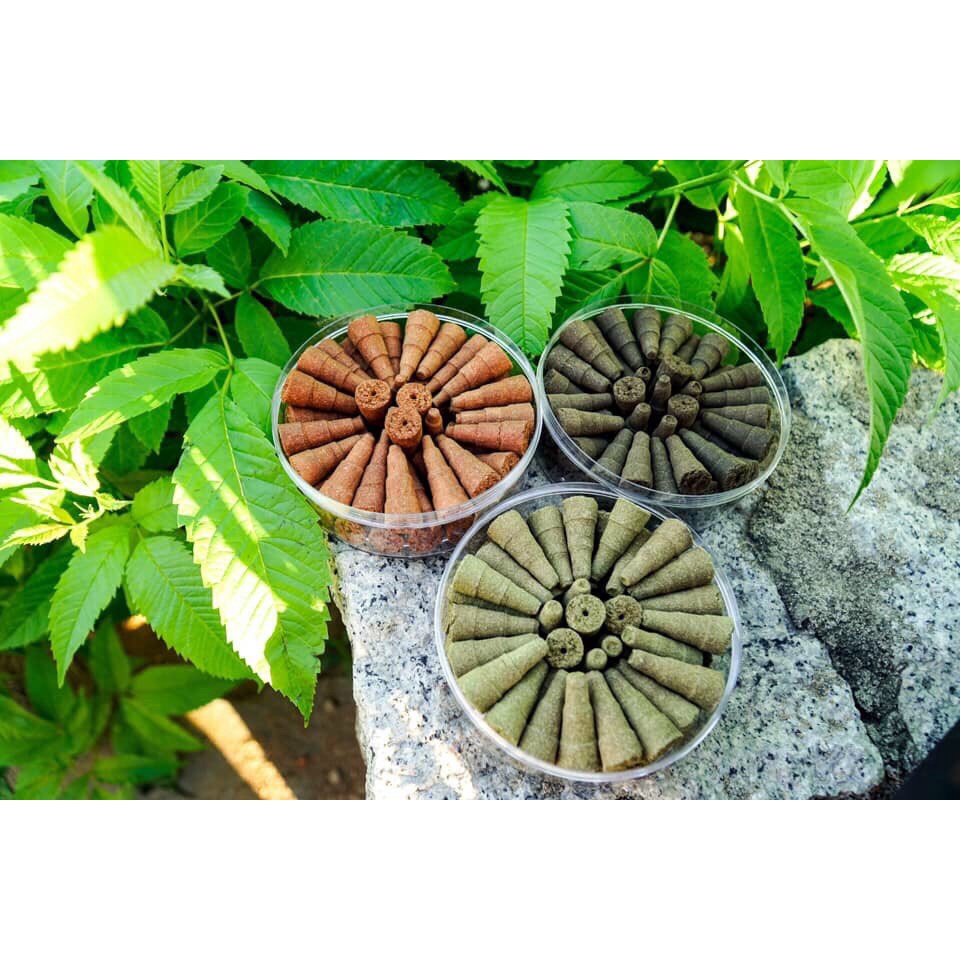 Nhang nụ sạch Mộc Hương 100% từ thiên nhiên, dùng cho lư và thác khói Hương Trầm Hương Trầm Sả Quế Khuynh Diệp Thảo Dược