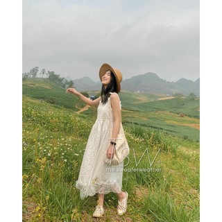 ĐẦM MAXI HAI DÂY