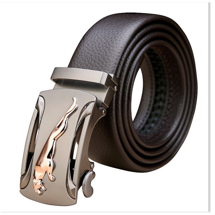 Dây nịt nam 2 lớp khóa tự động Ruby Luxury tặng kèm 6 lưỡi dao cạo râu lưỡi kép trị giá 60.000 đ